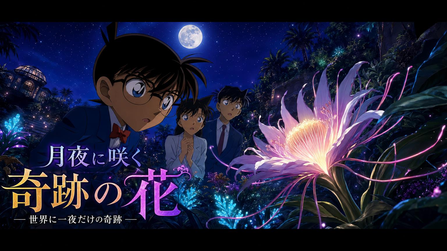 国产视频植物视频-珍稀兰花夜间绽放